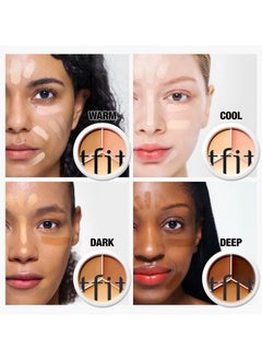 TFIT TFIT Cover Up Pro Concealer Palette - 3-in-1 ( 01 neutral | 0.52 Oz)  - Image 3