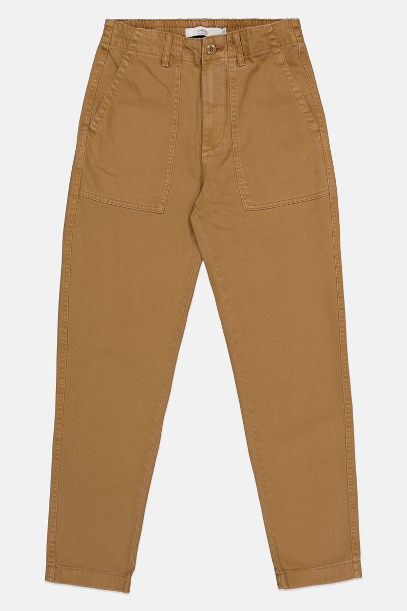 Celio Men Regular Fit Plain Non Stretchable Jeans, Brown - Image 2