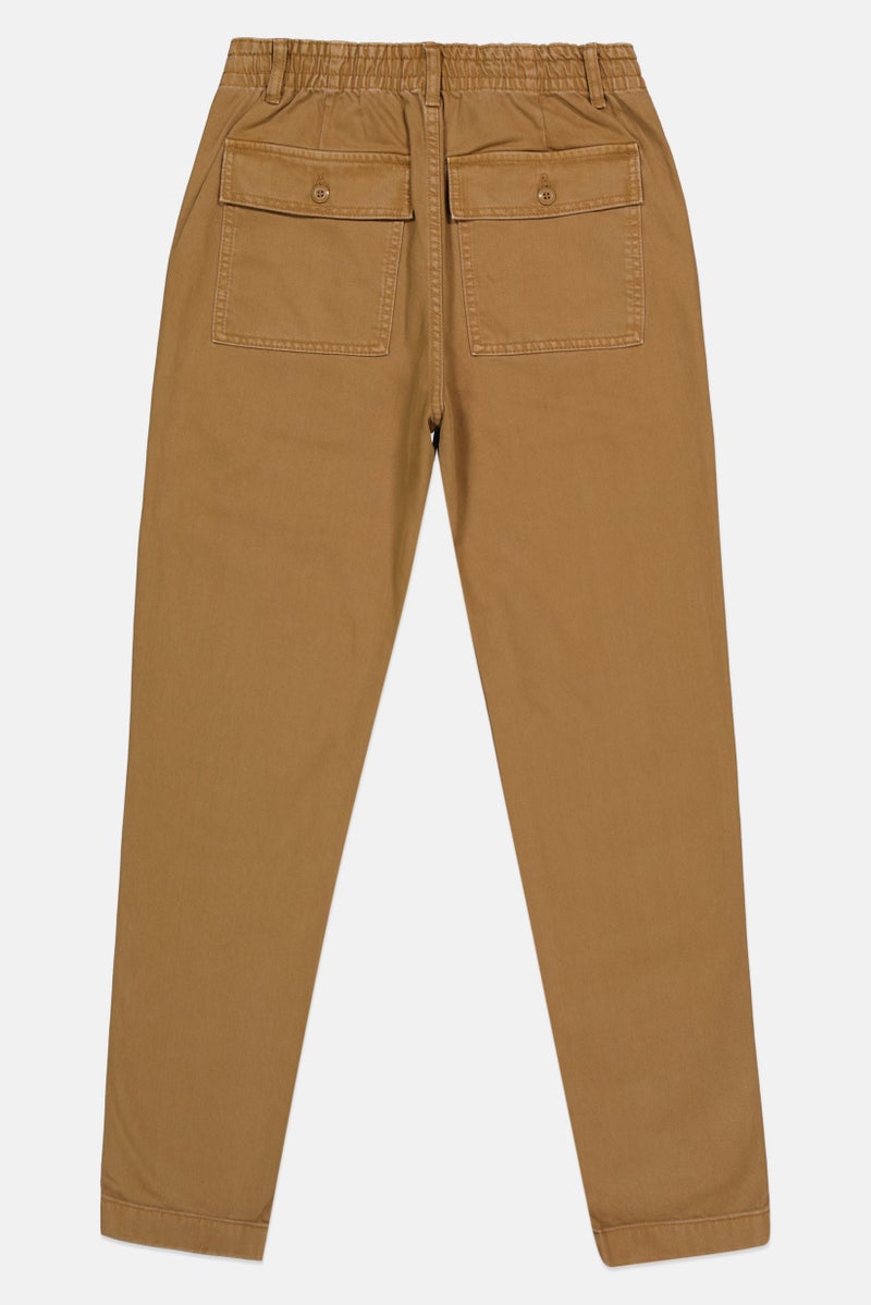 Celio Men Regular Fit Plain Non Stretchable Jeans, Brown - Image 3