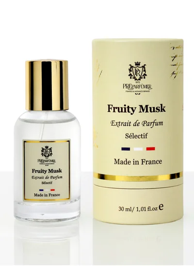 PREPARFUMER From France Fruity Musk 30ml - Fruity Scent with Blackcurrant & Passion Fruit - Luxury Fragrance - Long Lasting With Lily Notes