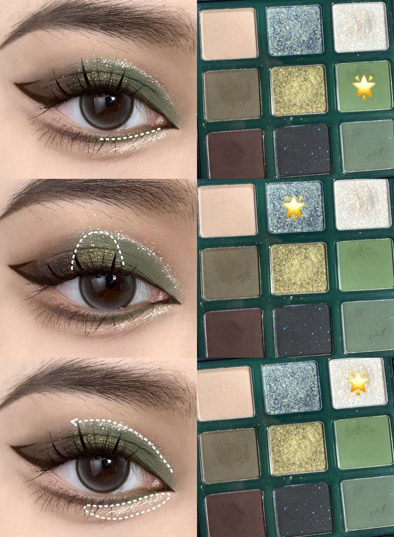 كابييل لوحة ظلال العيون "عين القطة" ذات التسعة ألوان - ابتكري مكياج عيون عصري وساحر - Image 5