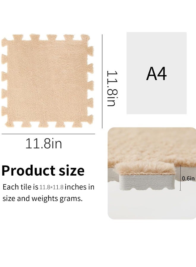 4/12/24/36/60pcs Interlocking Carpet Tiles Baby Play Mat Soft Foam Play Mat Baby Play Mat Padded Play Mat Baby Play Activity Gym Playmats Floor Puzzle Play Mat Area Rug  - Image 2