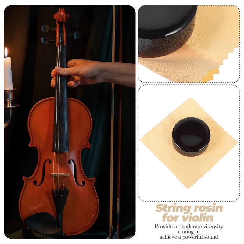 4pcs String Rosins Professional Violin Musical Instrument Supplies (Black) - Image 2