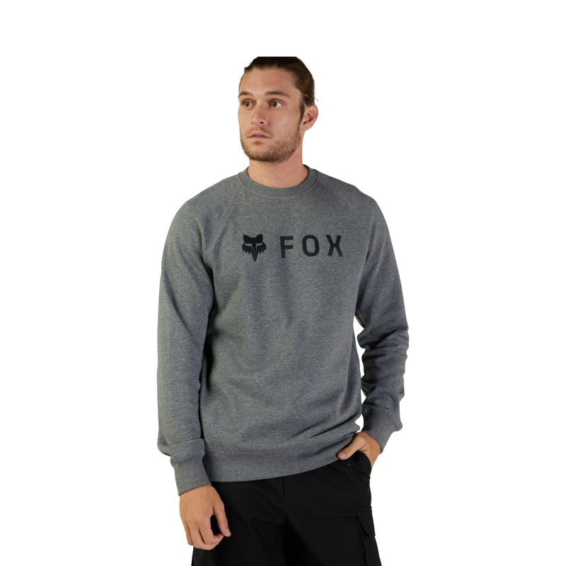 Fox Racing ABSOLUTE FLEECE CREW HEATHER GRAPHITE XLarge - Image 2