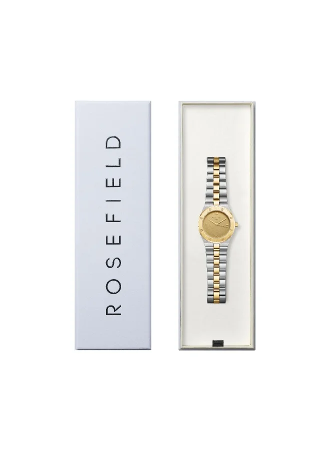 Rosefield  Rosefield Rose Cappucino Matte Duotone Gold Silver Watch  | Best Price UAE