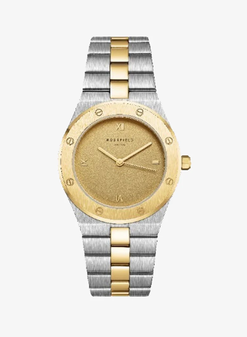 Rosefield Rosefield Rose Cappucino Matte Duotone Gold Silver Watch