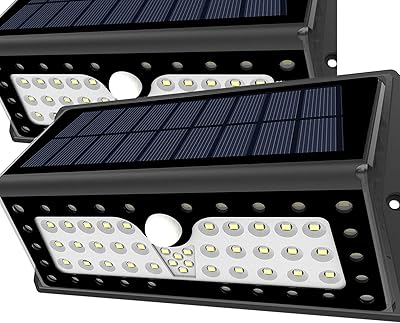 LAMPAT LAMPAT Lampat Solar Lights, Bright 62 LED Solar Powered Security Lights Waterproof Outdoor Motion Sensor Lighting for  - Image 1