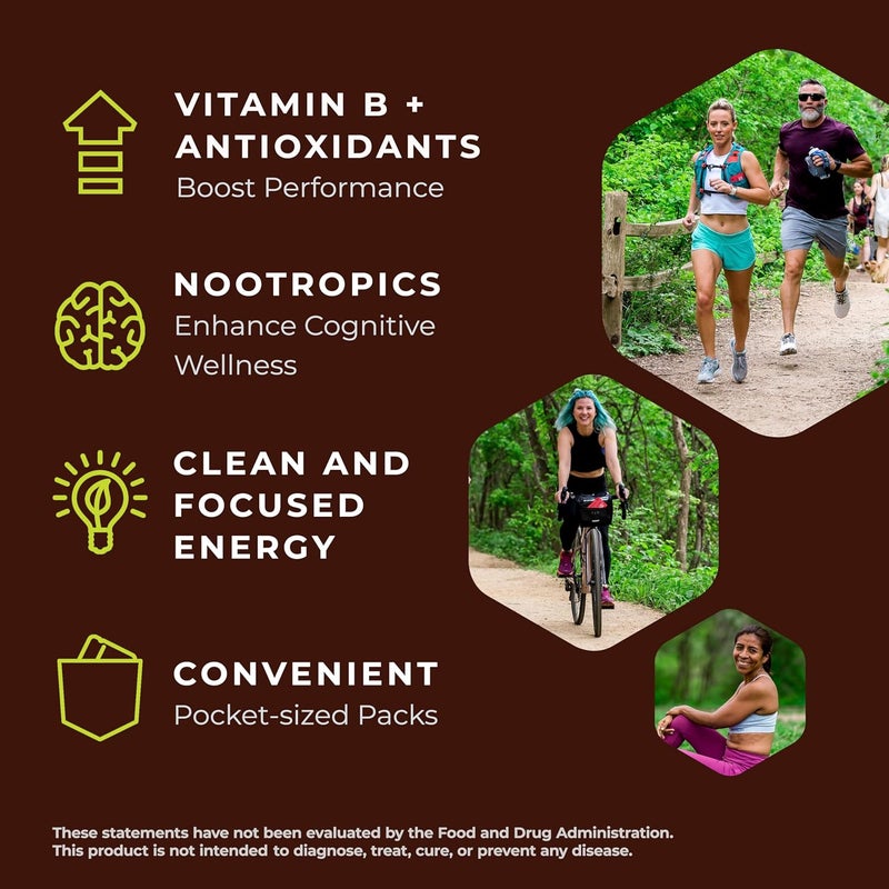 SGC Highest Concentration 100mg Caffeine per Gummy 2 Gummies per Pack 6Pack Mocca Shots Coconut Pineapple PlantBased nootropic Instant Energy with Ginkgo biloba Theobromine - Image 5