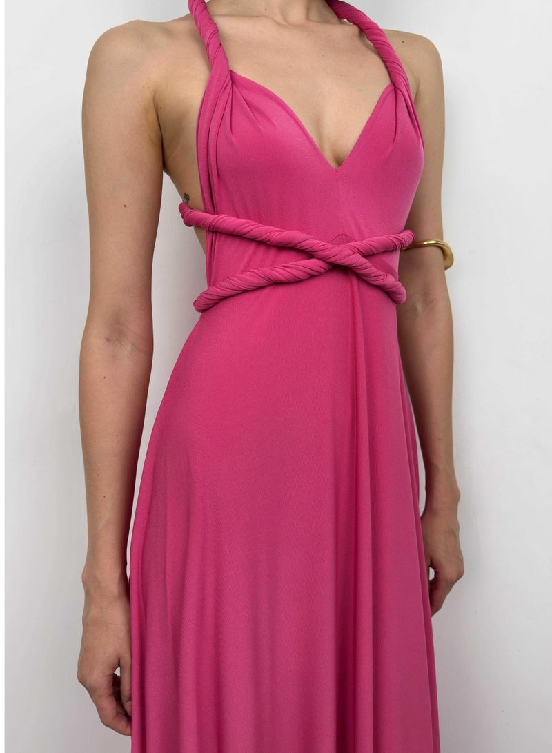 Maxi Gown Twist Halter  - Image 2