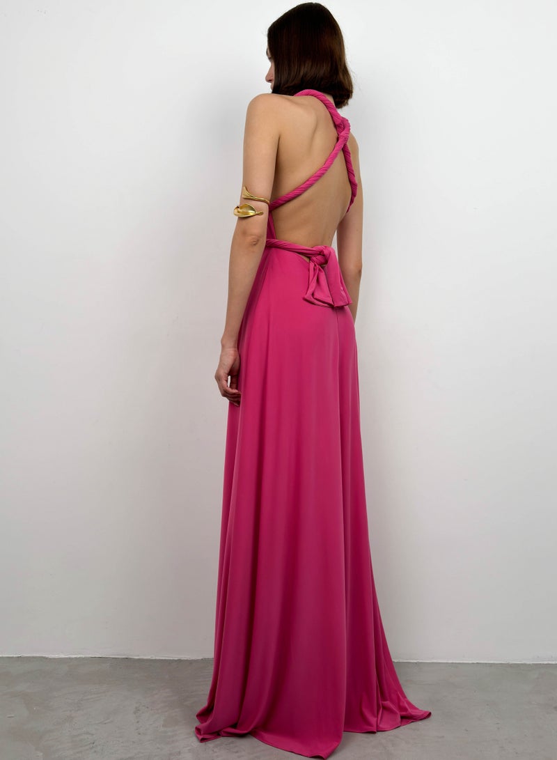 Maxi Gown Twist Halter  - Image 5