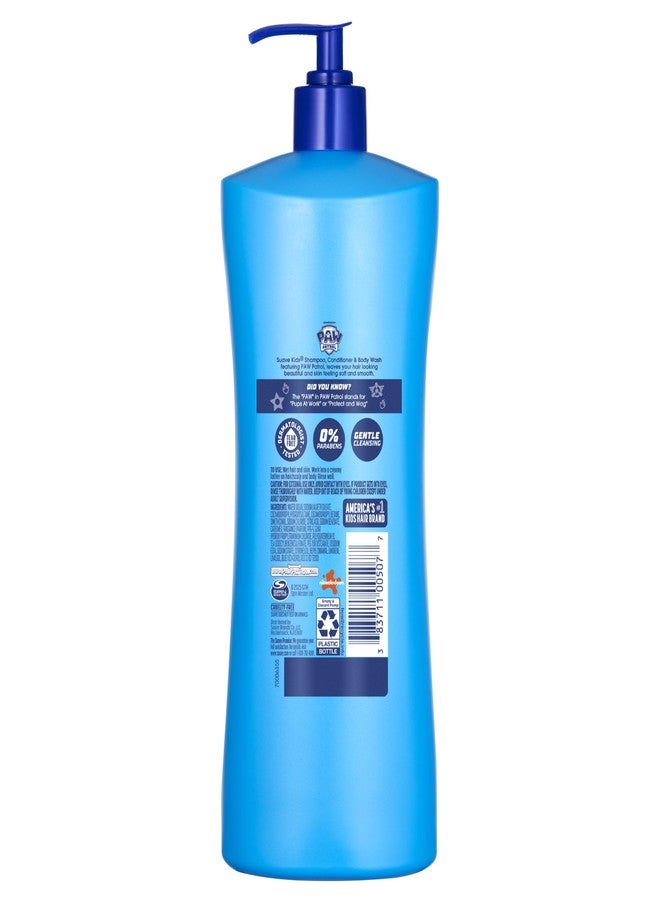 Suave Kids Paw Patrol 3 in 1 Shampoo, Conditioner, Body Wash, Adventure Bay Breeze, Tear-Free & Gentle Dermatologist Tested, 4 Count, 28 FL OZ Pump - Image 5