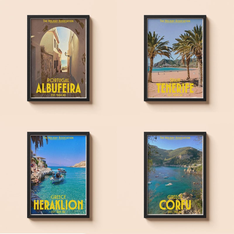 TNESSENTIAL Zante Greece Travel Poster | Retro Summer Vacation Wall Art - Image 5