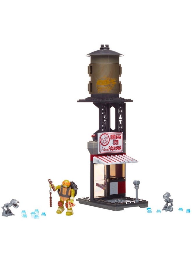 Mega Brands Mega Bloks Teenange Mutant Ninja Turtles Mikey Pizzeria Showdown Building Playset  - Image 1