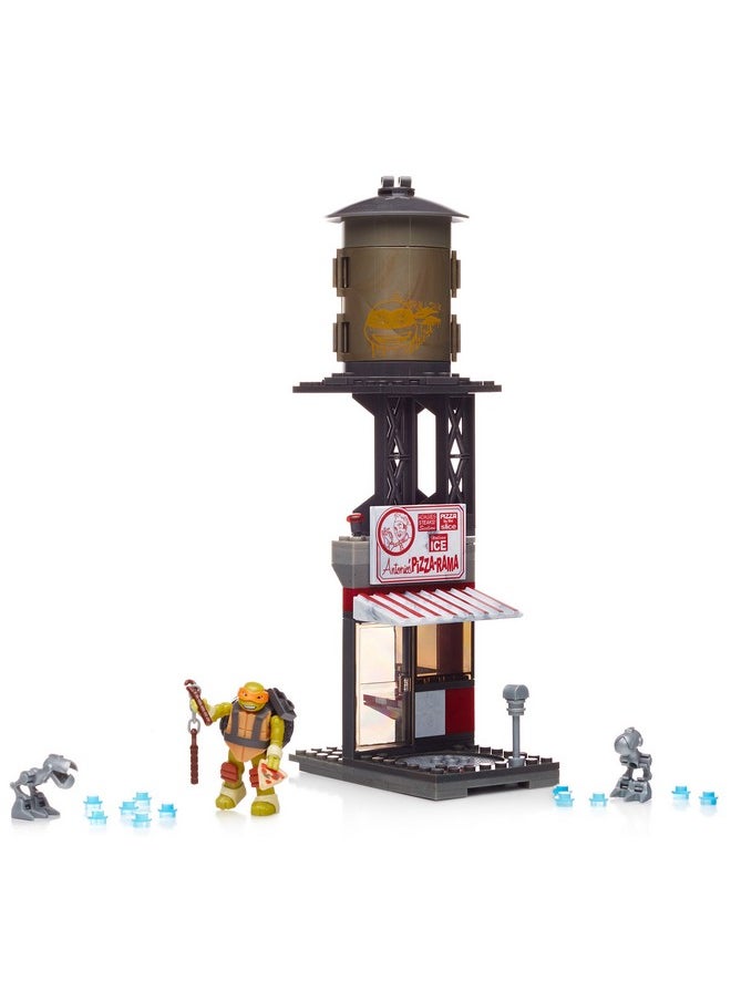 Mega Brands Mega Bloks Teenange Mutant Ninja Turtles Mikey Pizzeria Showdown Building Playset  - Image 4