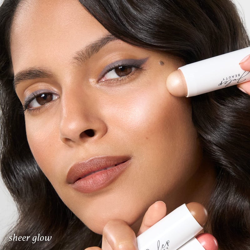 Julep Skip the Brush 3-in-1 Color Stick for Eyes, Cheeks, and Lip Trio Muted Mauve, Neutral Bronze, Sheer Glow - Image 5