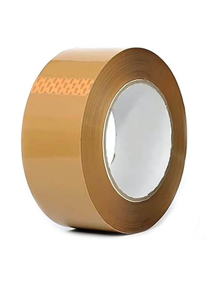 HEXAR Heavy Duty Packing Tape, 45 MM x 137 Meters 150 Yards Packaging Tape for Sealing Parcel Boxes Office Home School Use Strong Adhesive Tape Super Secure Sticky Seal (Brown, Pack of 1) - Image 1