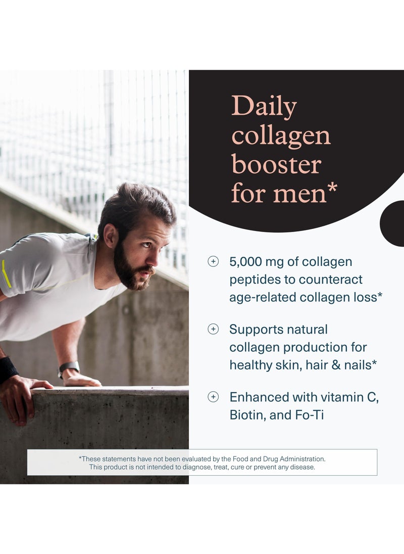 youtheory - Men Collagen Powerful Protein + Essential Nutrients 290 Tablets - Image 1