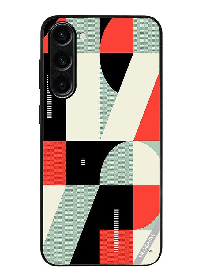 VR CREATIVE Protective Case Cover For Samsung Galaxy S23 Abstract Illustration Design Multicolour - Image 1