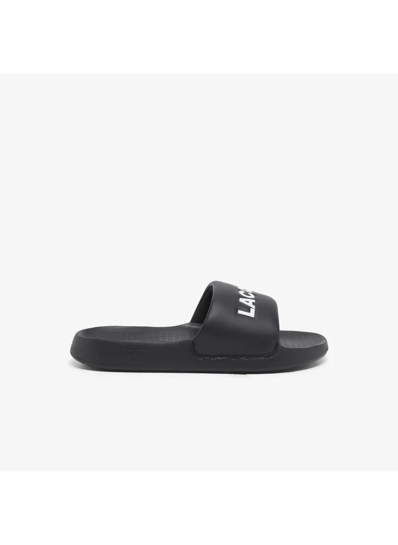 لاكوست Croco 1.0 Single Strap Logo Detailed Slides