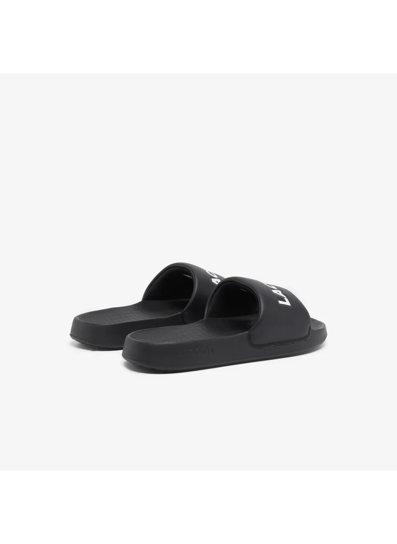 لاكوست Croco 1.0 Single Strap Logo Detailed Slides