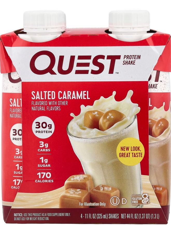 Protein Shake Salted Caramel 4 Shakes 11 fl oz (325 ml) Each