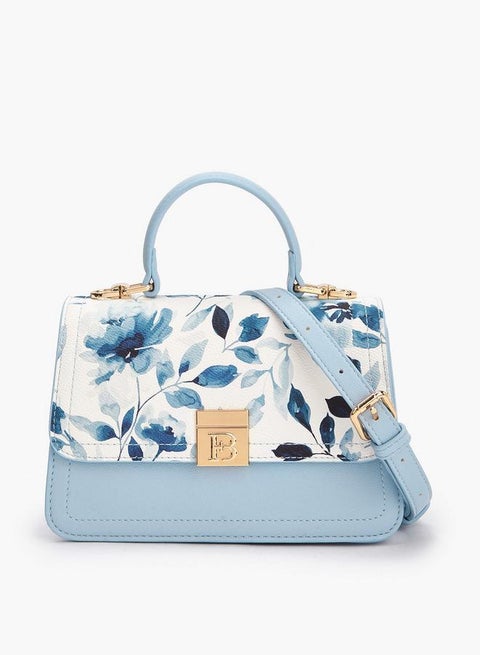 Flora Bella Floral Print Crossbody Bag with Adjustable Strap