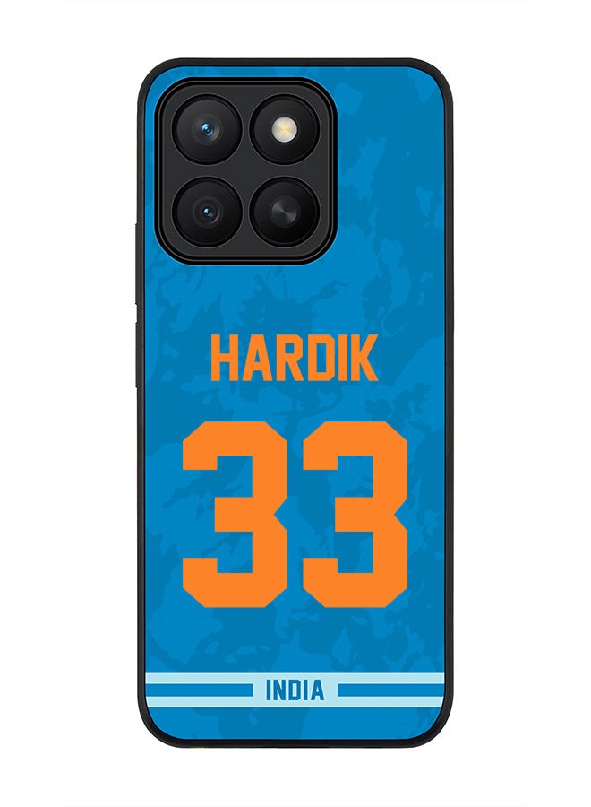 Stylizedd For Honor X8c Case,Slim fit Camera Protection, Shockproof Thin Phone cover  - India Hardik Pandya, Jersey No 33