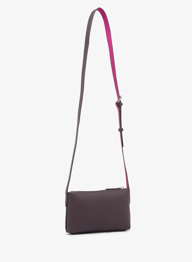 لاكوست Logo Embroidered Sling Bag