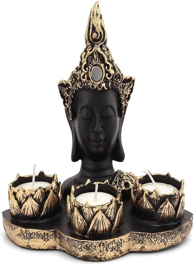 zart Resin Tea Light Candle Holder, 6.5" inch - Image 3