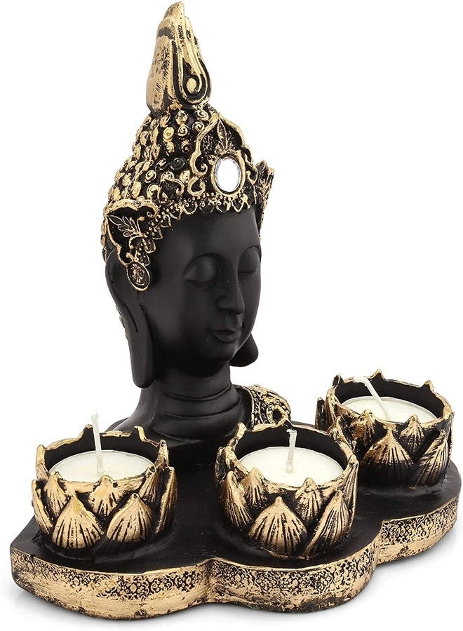 zart Resin Tea Light Candle Holder, 6.5" inch - Image 4