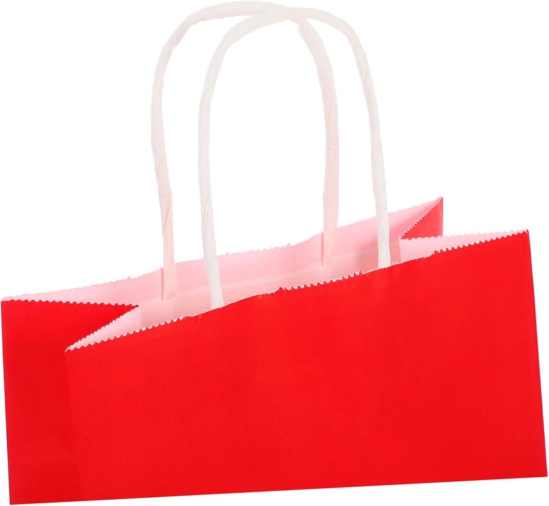 Diverse operation compatible ULTECHNOVO 32pcs Paper Goodie Bags with Handles Party Favor Bags for Birthdays Weddings and Holidays Versatile Flat Paper Packaging Easy assemble - Image 3