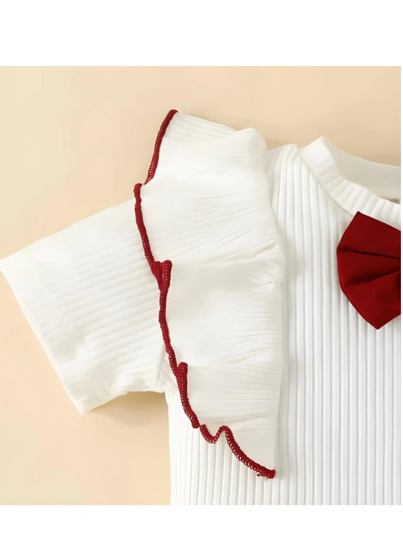 Baby girl casual top shorts  - Image 2