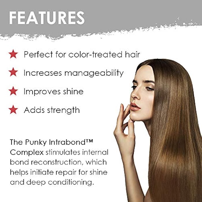 Punky Leave in Conditioner Spray with Intra Bond Hair Repair Complex – Leave in Conditioner for Dry Damaged Hair, Sulfate Free, 6 Fl Oz - Image 4