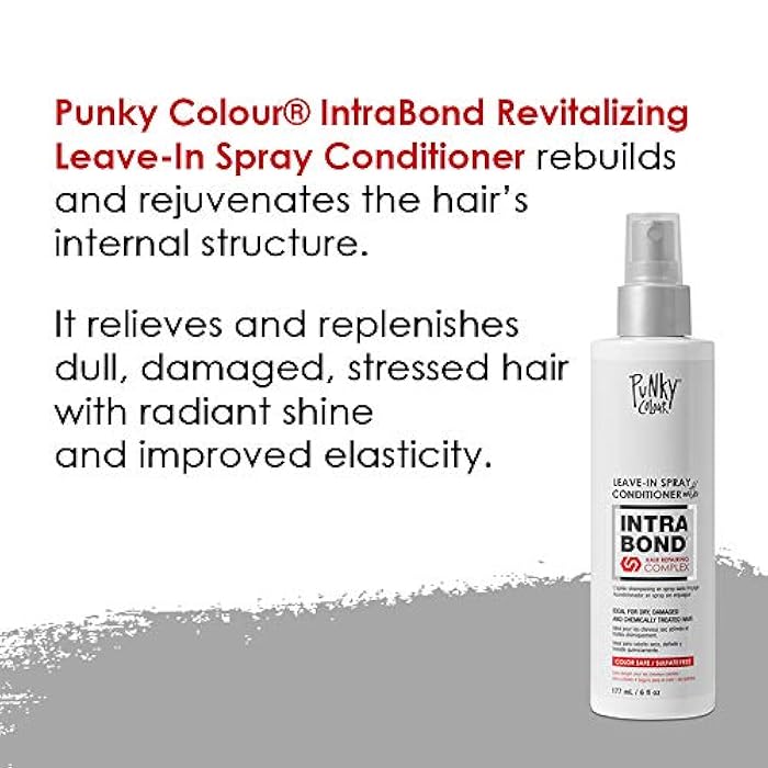 Punky Leave in Conditioner Spray with Intra Bond Hair Repair Complex – Leave in Conditioner for Dry Damaged Hair, Sulfate Free, 6 Fl Oz - Image 3