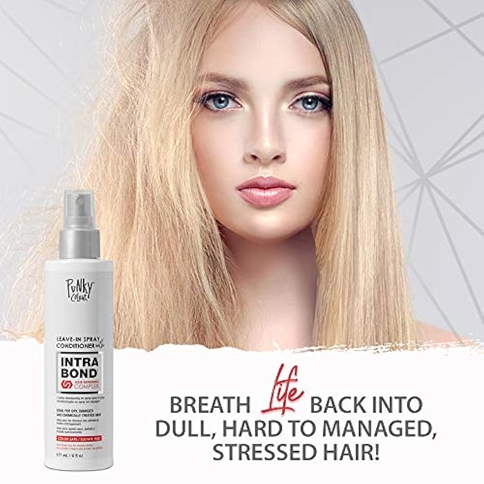 Punky Leave in Conditioner Spray with Intra Bond Hair Repair Complex – Leave in Conditioner for Dry Damaged Hair, Sulfate Free, 6 Fl Oz - Image 2