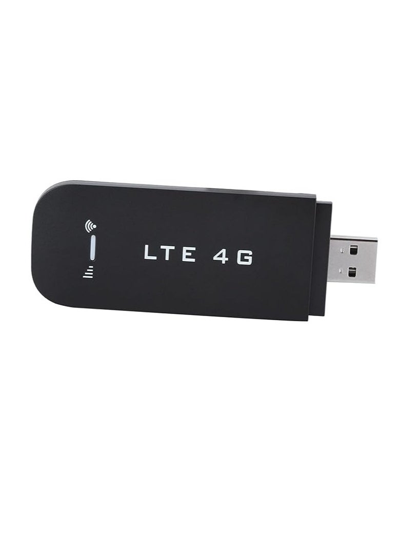 Generic - 4G WiFi Mobile Router, Portable USB LTE Pocket Mobile Hotspot, Wireless Network Smart Router Built-in 4G/3G+WiFi Antenna, Easy to Use, Plug and Play - Image 1
