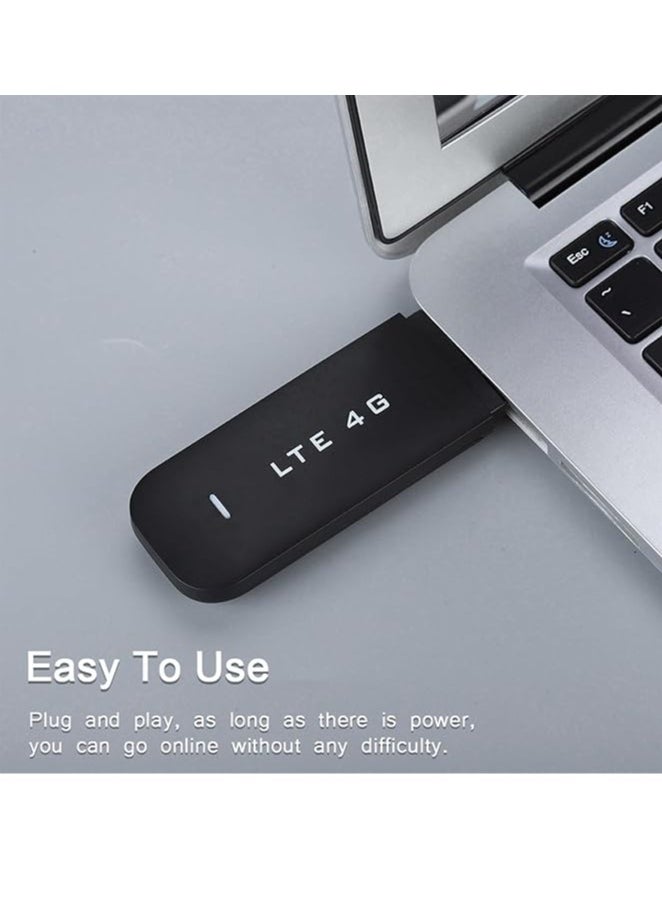 Generic - 4G WiFi Mobile Router, Portable USB LTE Pocket Mobile Hotspot, Wireless Network Smart Router Built-in 4G/3G+WiFi Antenna, Easy to Use, Plug and Play - Image 1