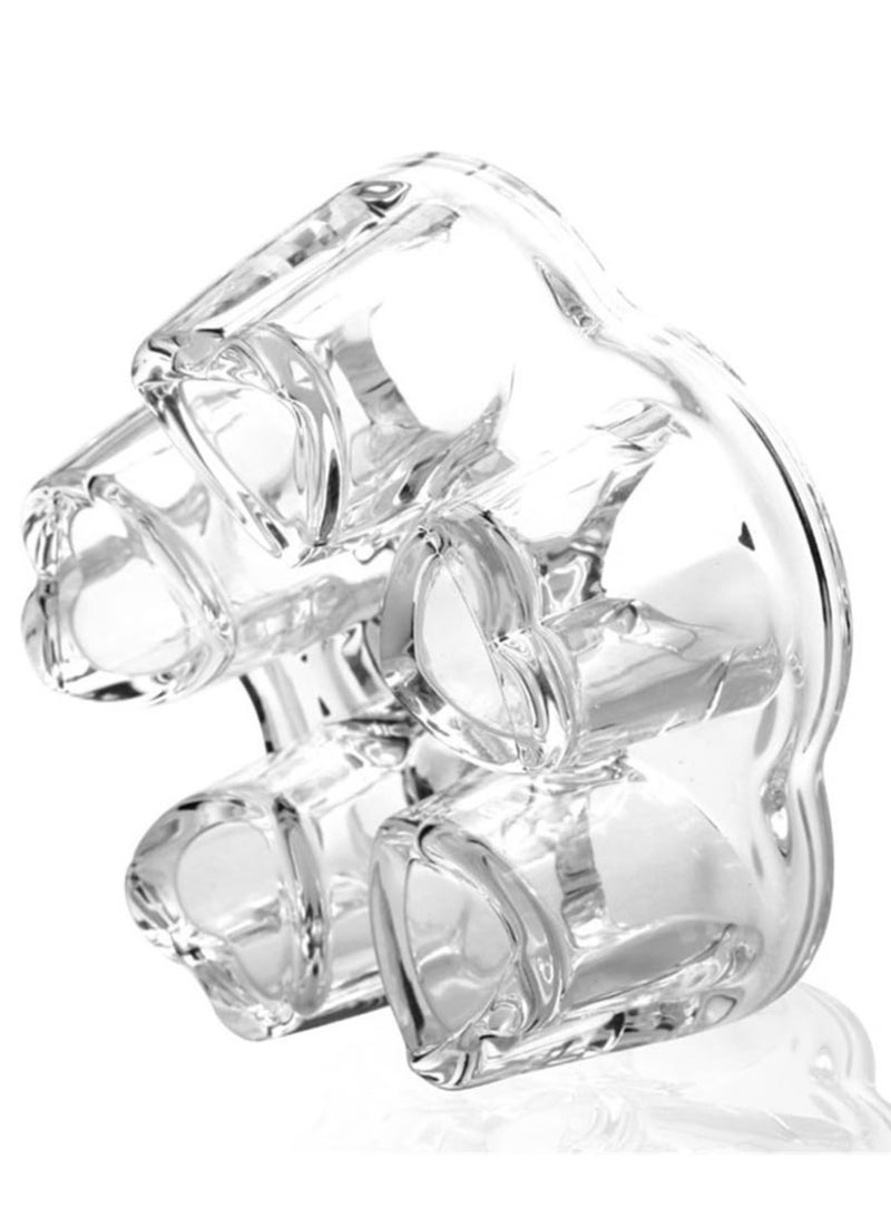 Teapot Warmer, Borosilicate Glass Tea Warmer, Heating Base Tea Warmer 5.3in Dial, Candle Never Flames Out with Tealight Holder - Image 5