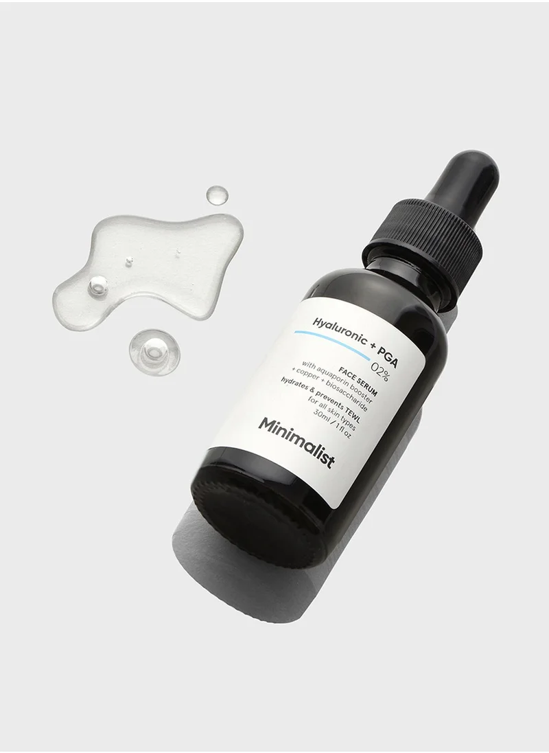 Minimalist Skincare Hyaluronic Acid + PGA 2% Face Serum