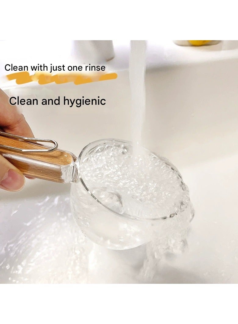 Goolsky مغرفة طعام متعددة الوظائف من الدرجة الغذائية للقطط - ملعقة قياس مع مشبك إغلاق 2 في 1، أساسية لتغذية الحيوانات الأليفة - Image 3