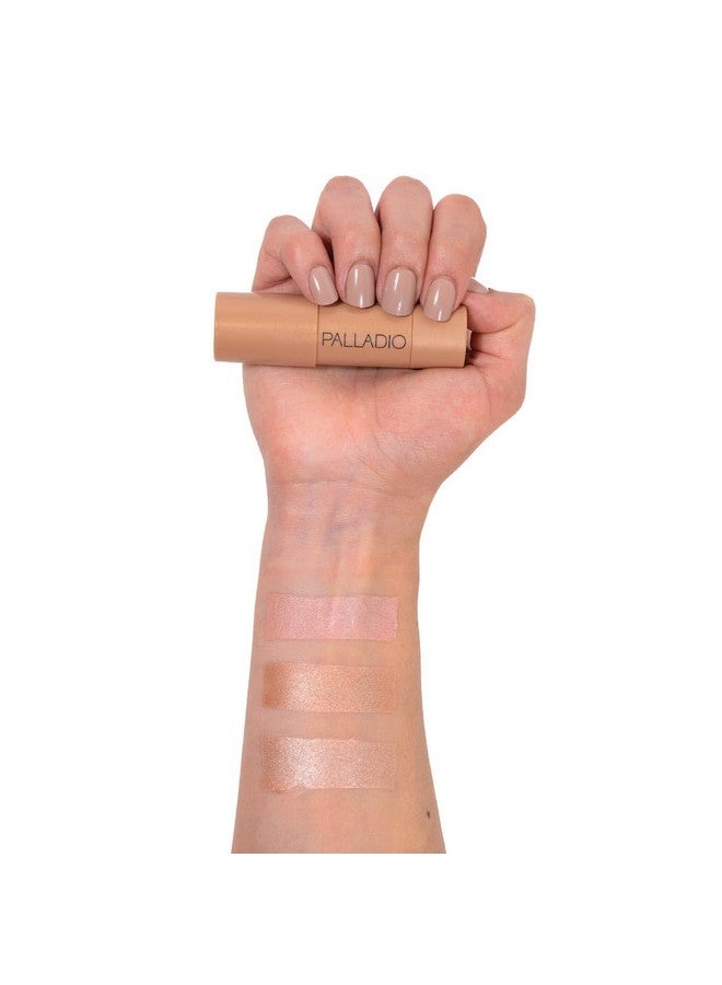 Palladio I'M GLOWING Creamy Stick Luminizer, Limelight - Image 4