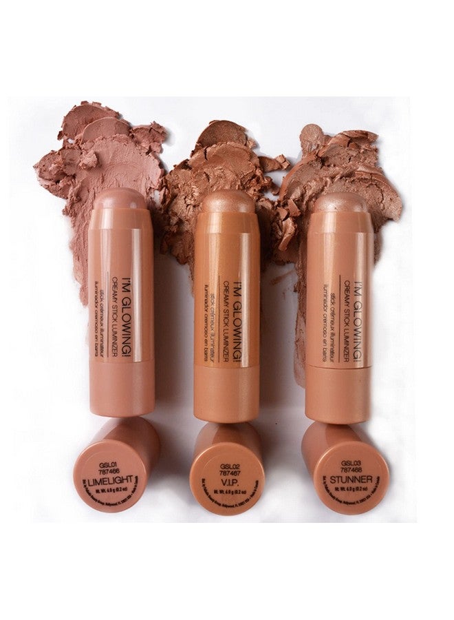 Palladio I'M GLOWING Creamy Stick Luminizer, Limelight - Image 5