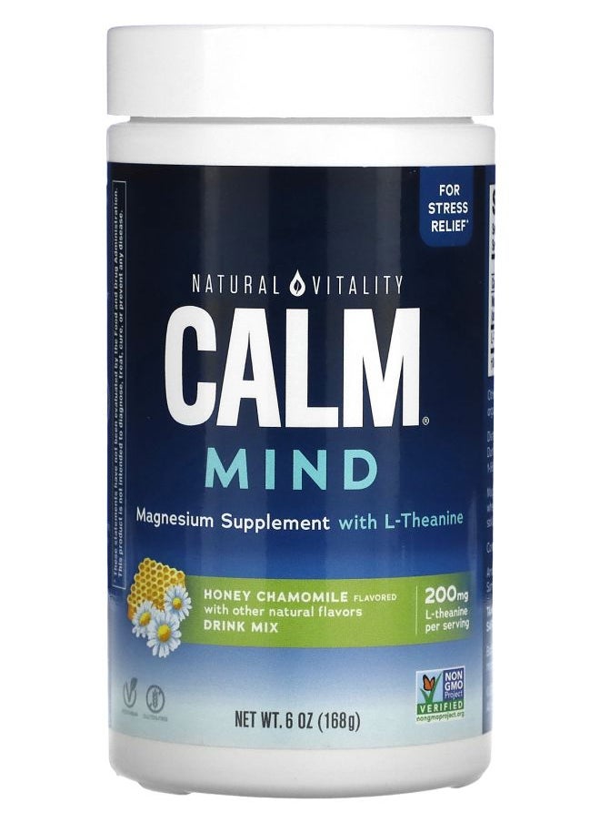 CALM Mind Magnesium Supplement with LTheanine Drink Mix Honey Chamomile 6 oz (168 g) - pzsku/ZE1C10535080848E93332Z/45/_/1730767405/a9a09540-85b6-4b96-96ba-9f3bd016e7b4