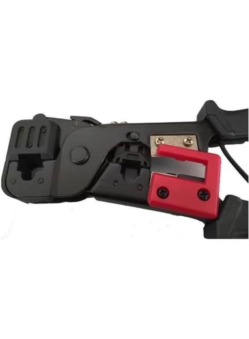 GGOOT RJ11/12 RJ45 Networking Hardware Tools,Telephone Cables Crimper/Cutter/Stripper LS-86 - Image 4