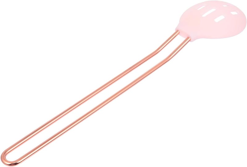 Slotted Spoon Stainless Steel Long Handle Non-stick Baking and Serving Ladle Kitchen Cooking Tool for Household Use - Image 1