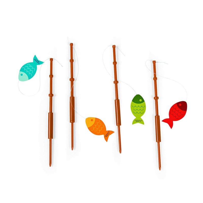 Fun Express Little Fisherman Fishing Pole Picks (set of 25) Party Supplies - Image 2