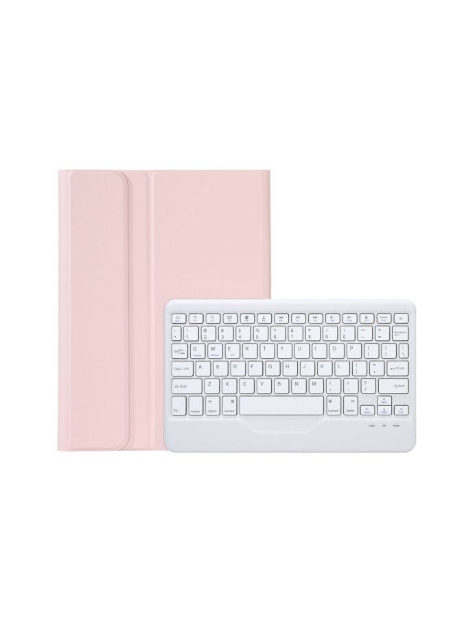 Generic For Lenovo Tablet Small Leather Pad Pro11.5 Inch Bluetooth Keyboard M10plus Shell Touch Back Brilliance-Color:Sakura Powder + Bluetooth Keyboard-Product Type:lenovo Tab M10 TB-X605F/X505F-2019  - Image 1
