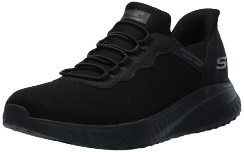 SKECHERS أحذية رجال بدون استخدام اليدين سكواد فوضى سوداء - Image 5