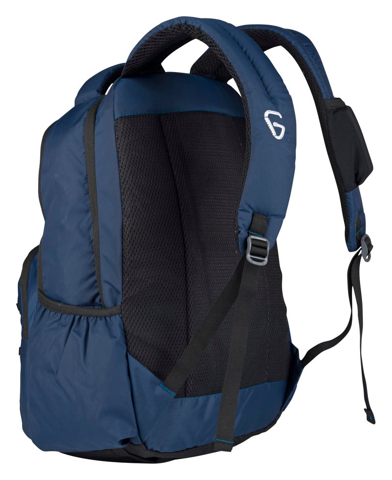GREENLANDS 37L Ziggy Backpack with Attached Rain Cover â€“ 2 Spacious Compartments, Ideal for Office, School, Travel, Trekking and Trips â€“ Unisex, Navy - Image 3