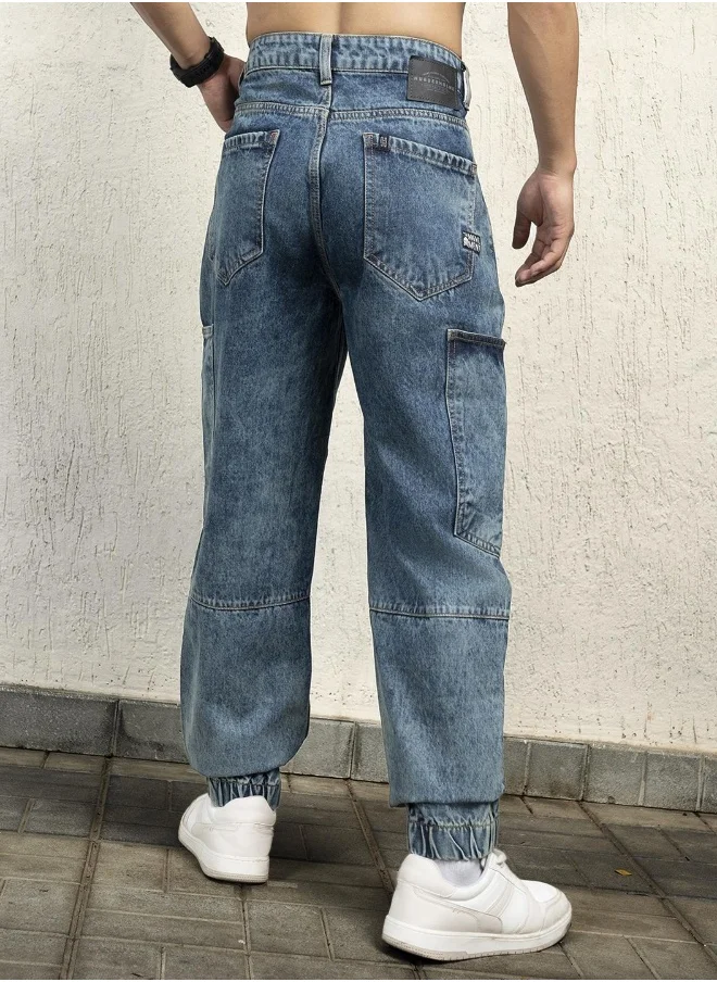 Hubberholme Indigo Jeans For Men